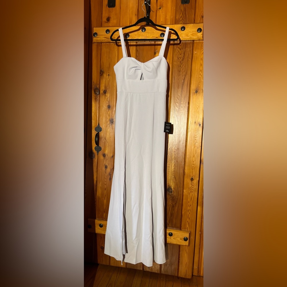 ✨Lulu’s Gray Maxi Gown✨